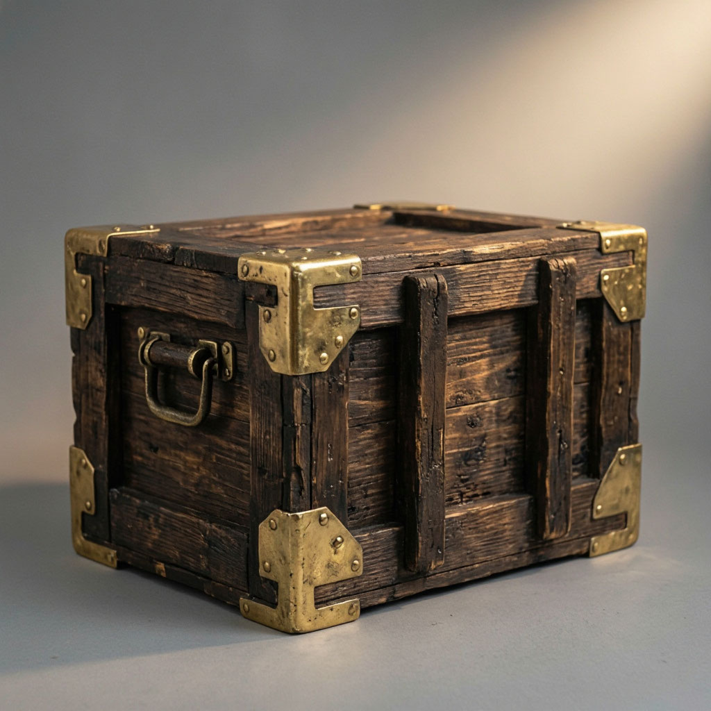 Custom wooden crate built for fine art transport