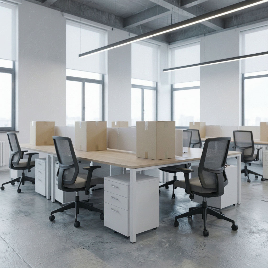 Modern office space ready for relocation